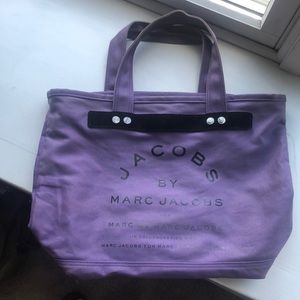 Purple Marc Jacobs tote